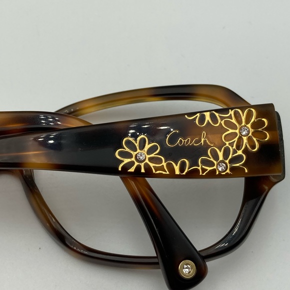 Coach Tortoise Oval Sunglasses Frames HC8011B - Picture 5 of 7